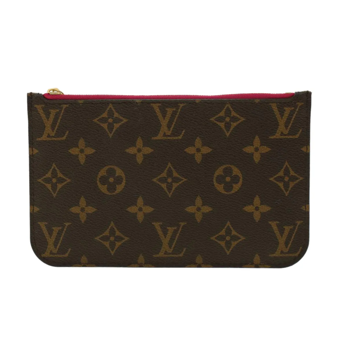 Louis Vuitton Pochette Neverfull  Canvas Clutch Bag ()