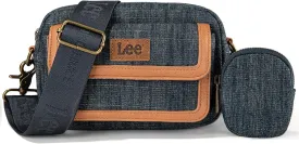 Montana West x Lee Denim Small Crossbody Bags for Women Cute Shoulder Handbag with Headphone Pouch