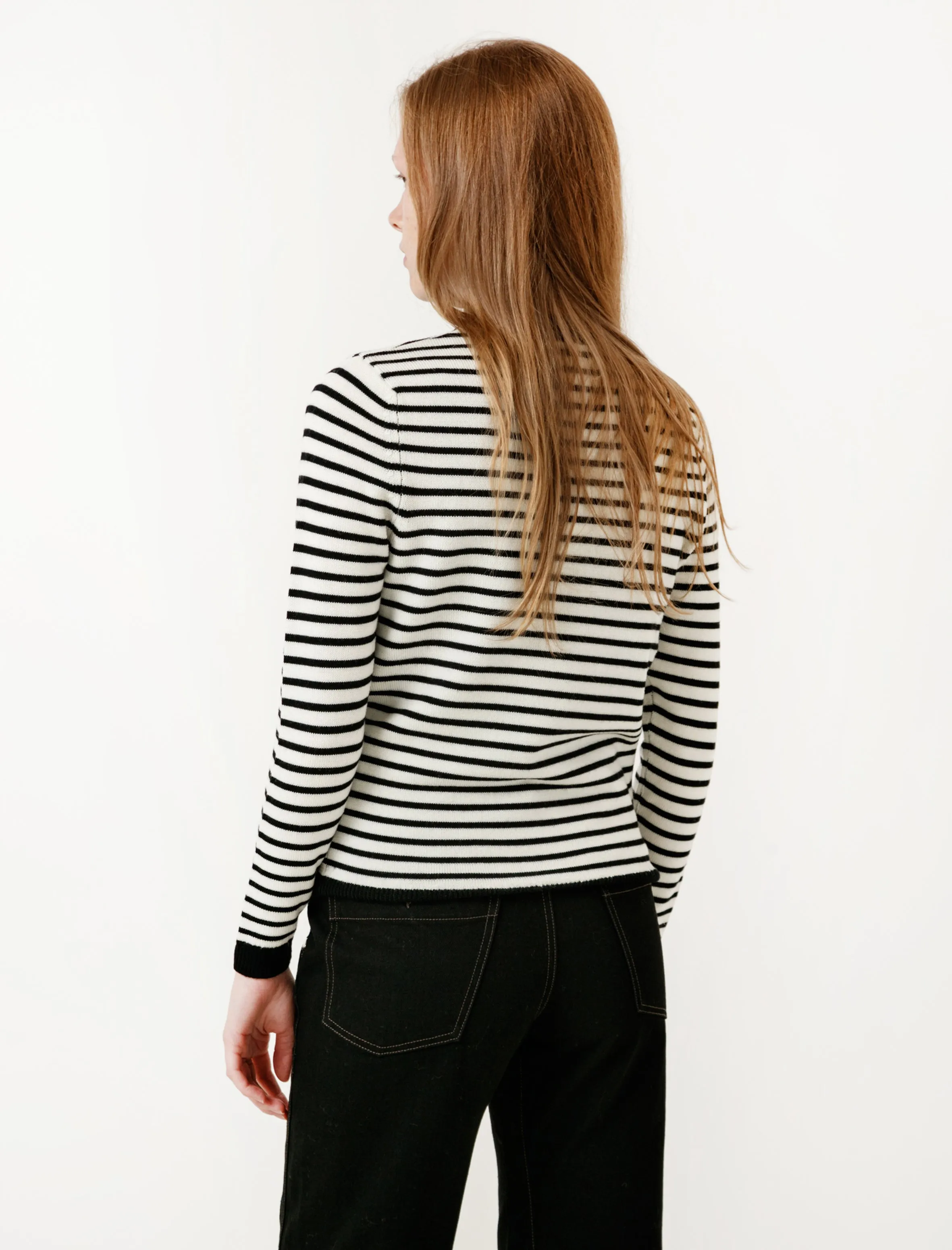 Nessa Hearts Jumper Black/Cream