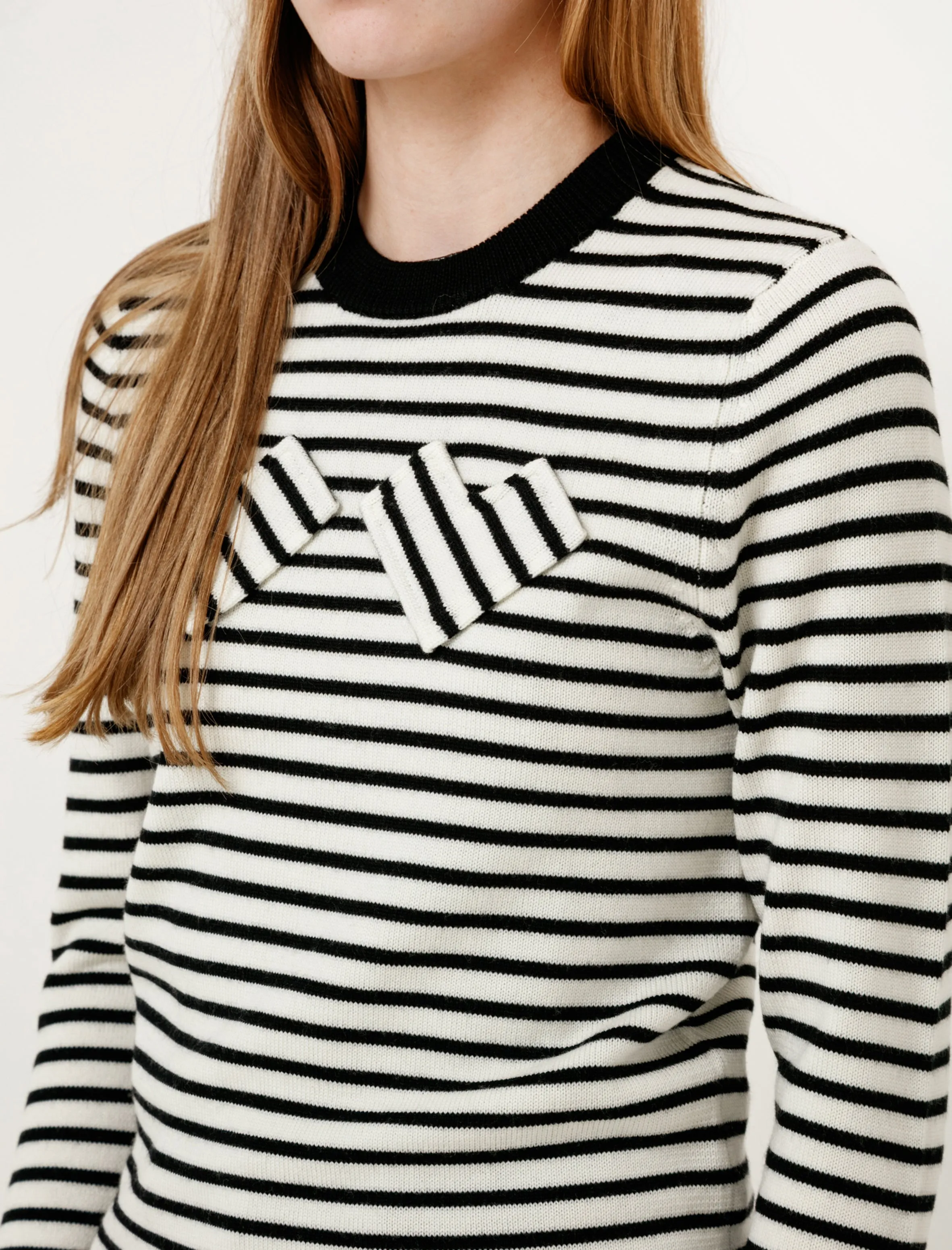 Nessa Hearts Jumper Black/Cream