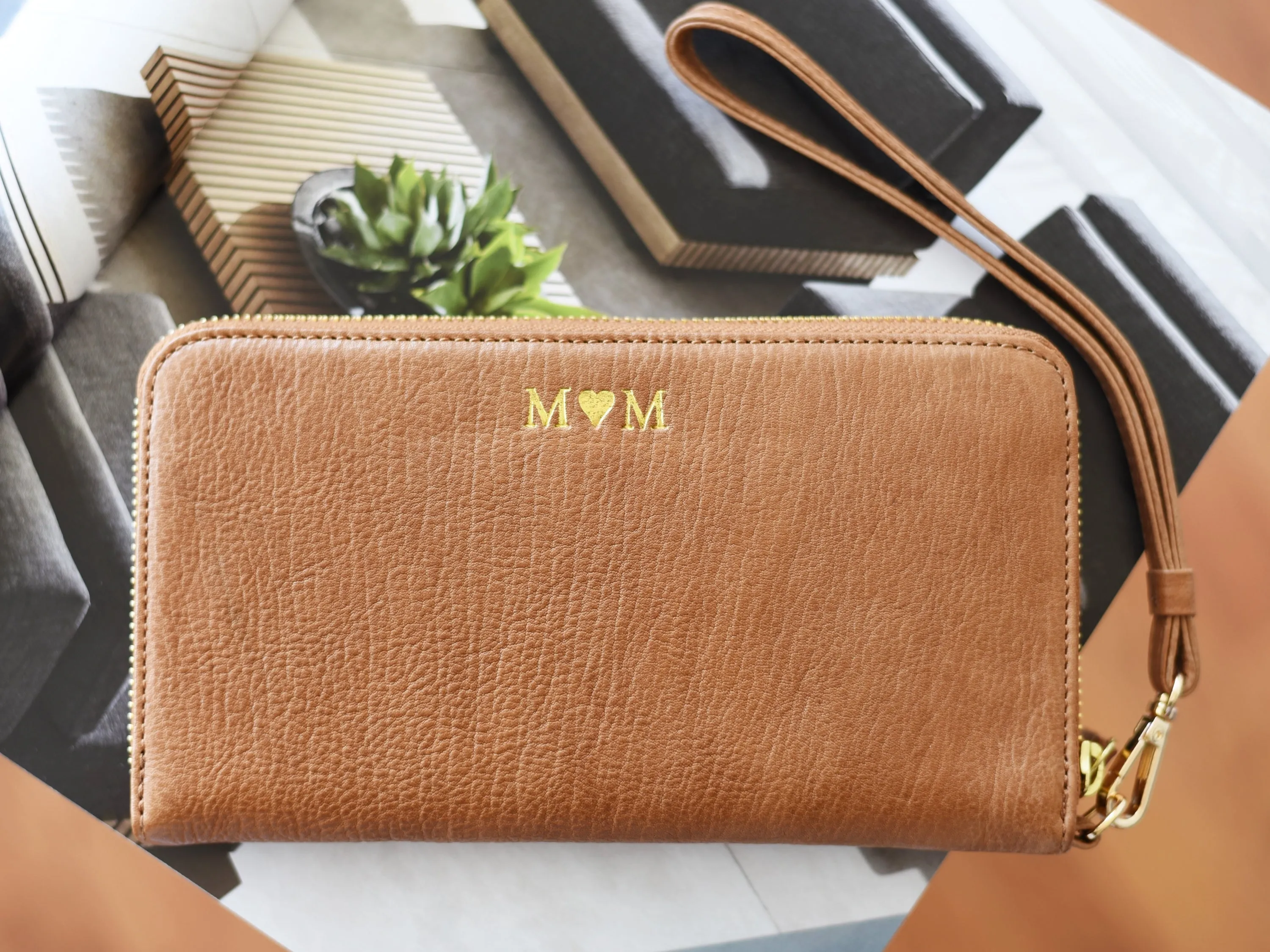 Phone Wallet - Caramel