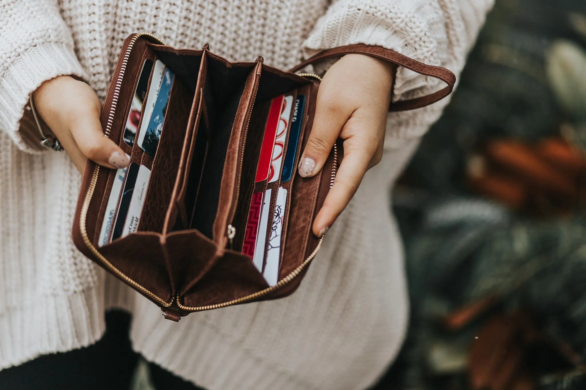 Phone Wallet - Caramel
