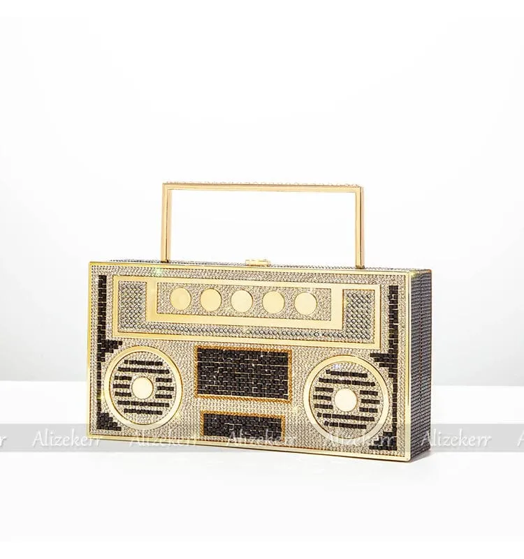 Playful Radio Clutch Bag