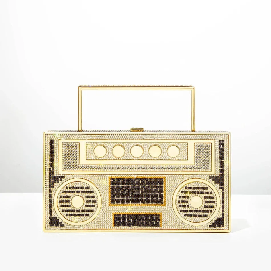 Playful Radio Clutch Bag