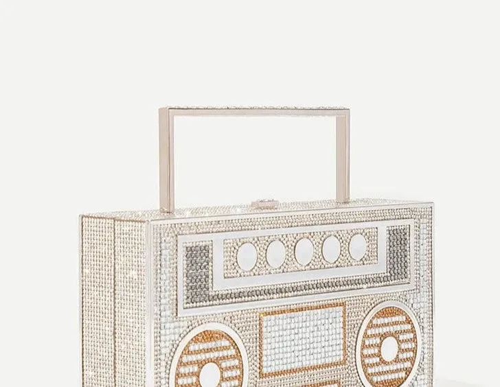 Playful Radio Clutch Bag