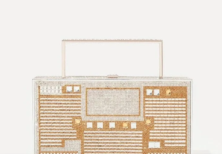 Playful Radio Clutch Bag