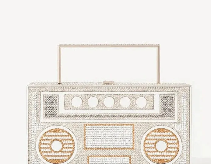 Playful Radio Clutch Bag