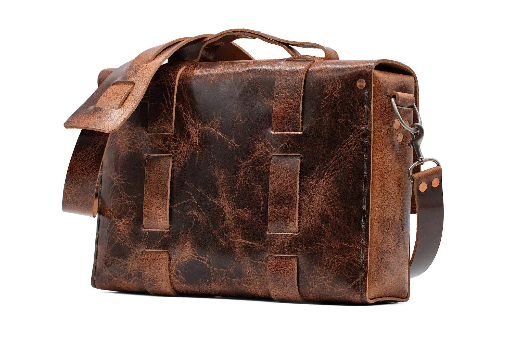 READY TO SHIP No. 4313 - Minimalist Leather Satchel