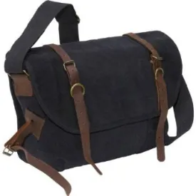 Rothco Vintage Canvas Explorer Shoulder Bag - Black