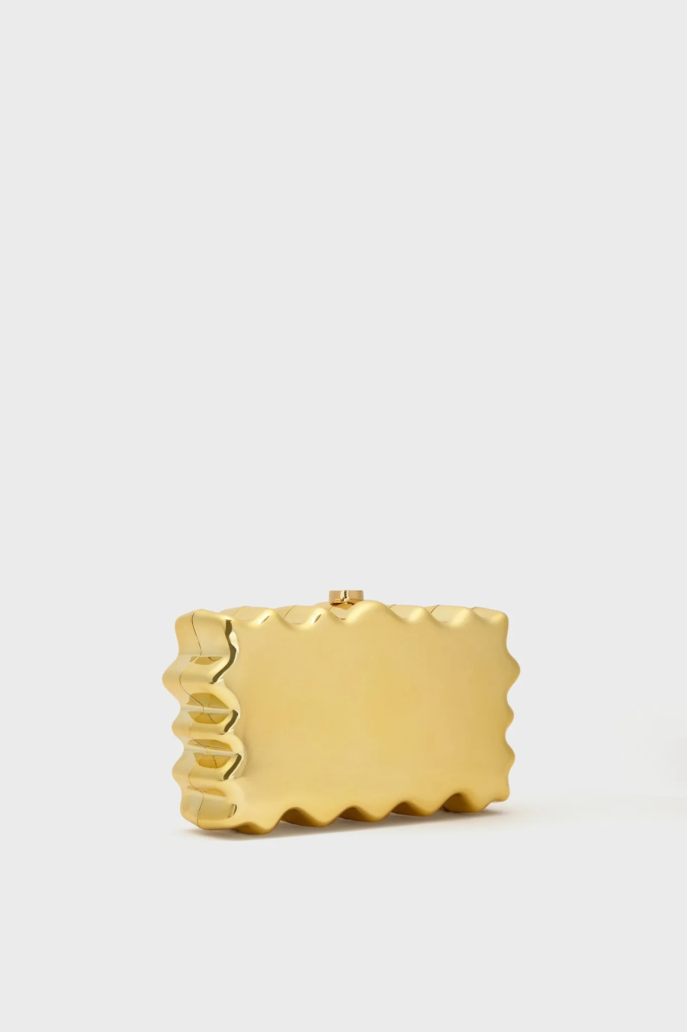 Shiny Gold Paloma Clutch