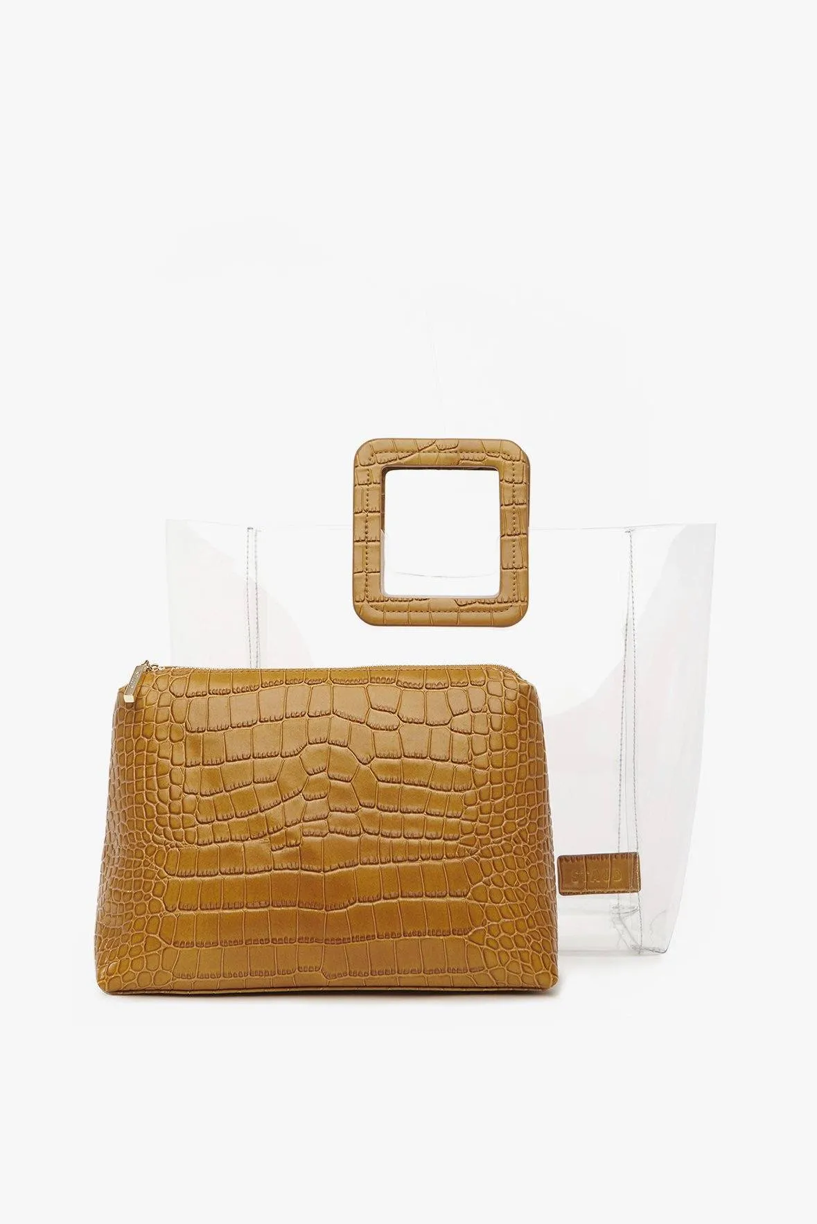 Shirley Bag | Tan Croc Embossed