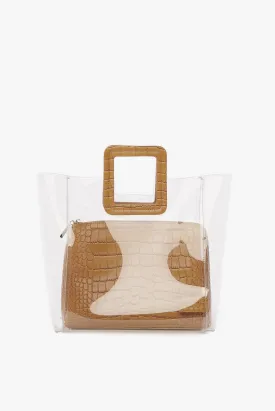 Shirley Bag | Tan Croc Embossed