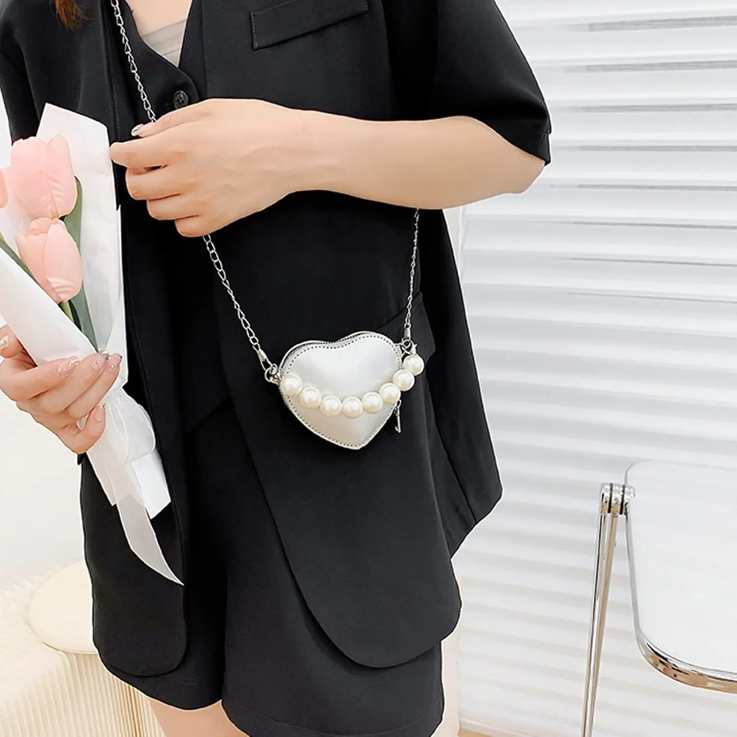 SOTOGO Little Girls Purses Toddler Crossbody Purse Princess Purses Handbags Girl Wallets Mini Chain Crossbody Bags for Kids