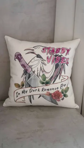 Stabby Vibes - Decorative Throw Pillow