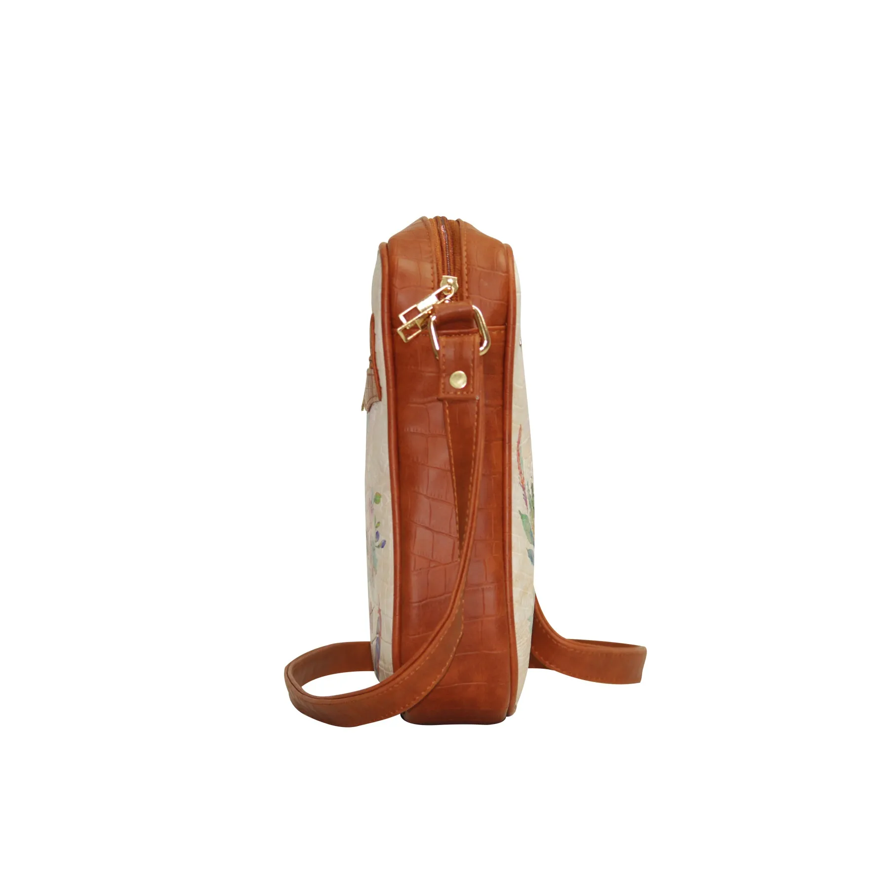 Summer Blossoms Satchel Crossbody Bag 801