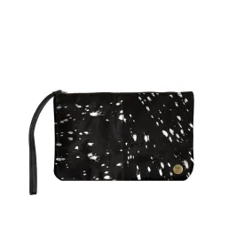 The Classic Clutch Bag (Silver and Black)