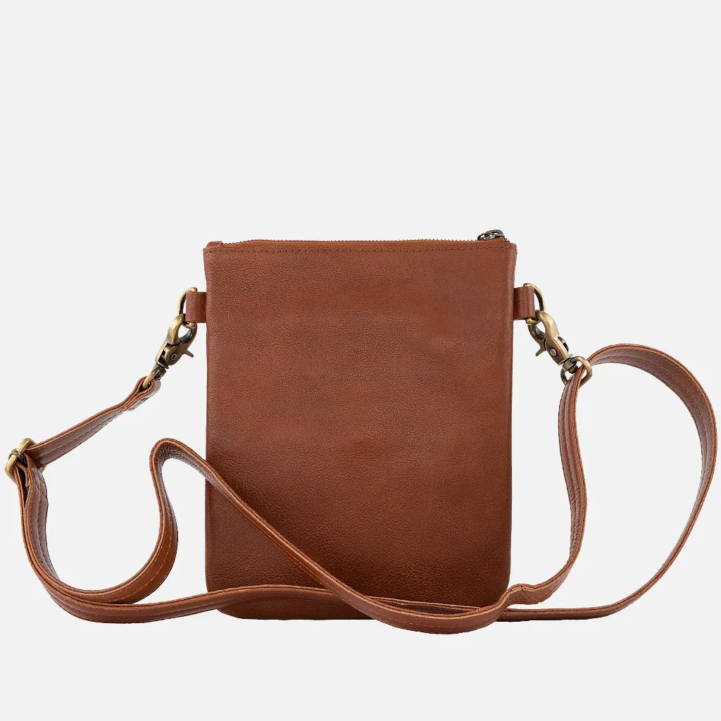 Tim | Unisex Crossbody Leather Satchel