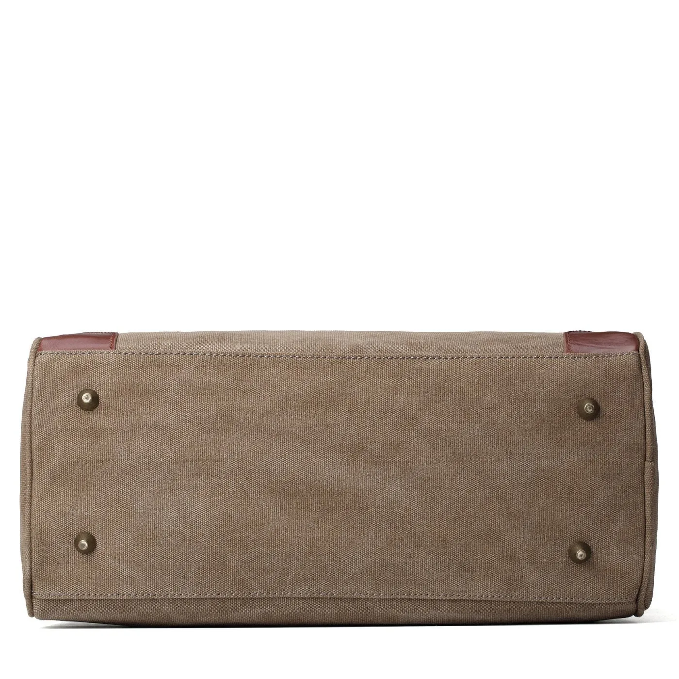 Troop London Small Brown Classic Canvas Holdall