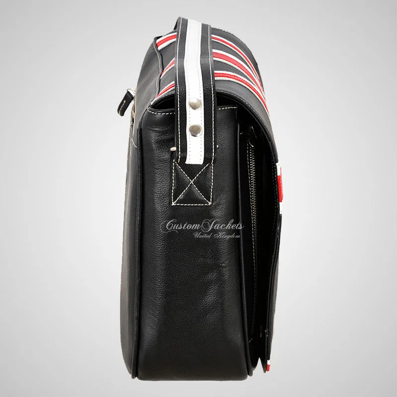 UNION JACKET Satchel Bag Leather Laptop Messenger Bag