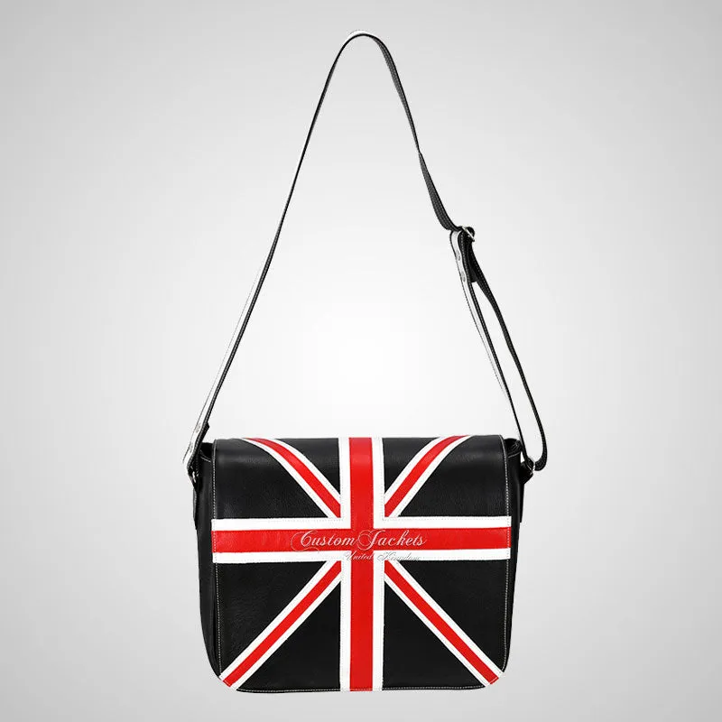 UNION JACKET Satchel Bag Leather Laptop Messenger Bag