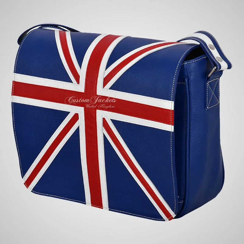UNION JACKET Satchel Bag Leather Laptop Messenger Bag