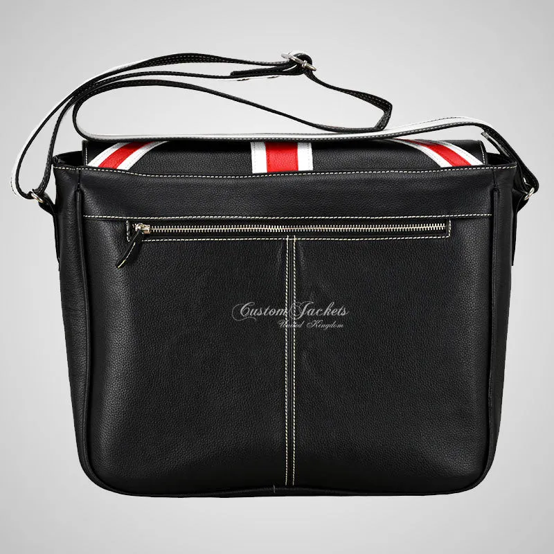 UNION JACKET Satchel Bag Leather Laptop Messenger Bag