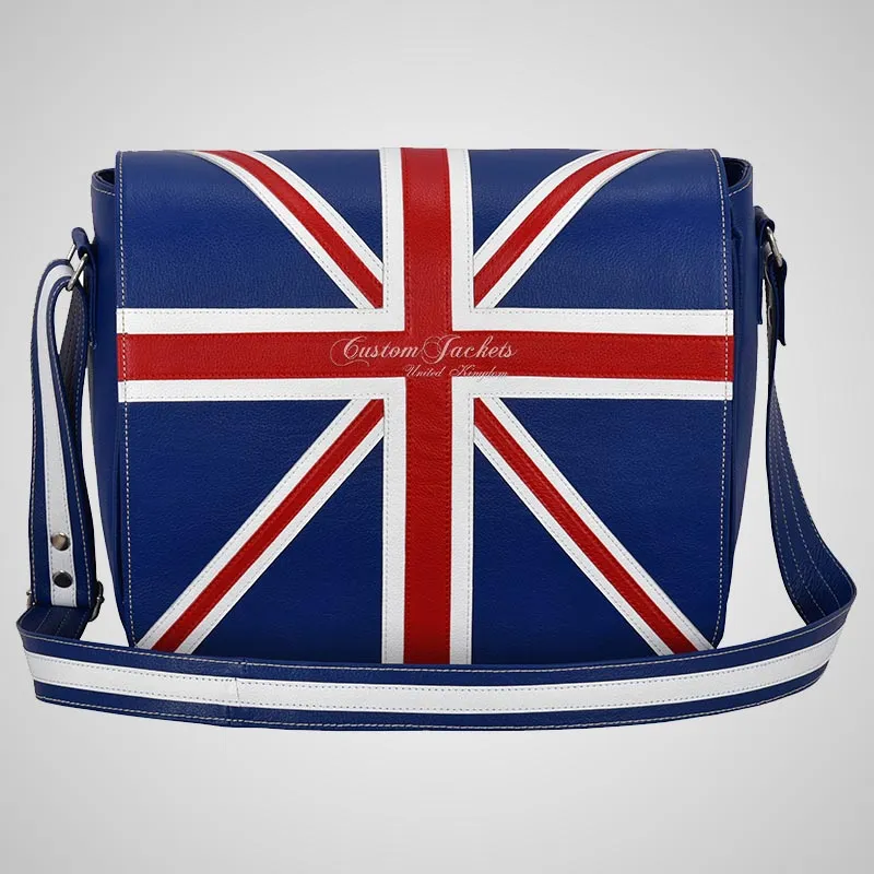 UNION JACKET Satchel Bag Leather Laptop Messenger Bag