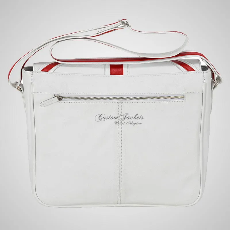 UNION JACKET Satchel Bag Leather Laptop Messenger Bag