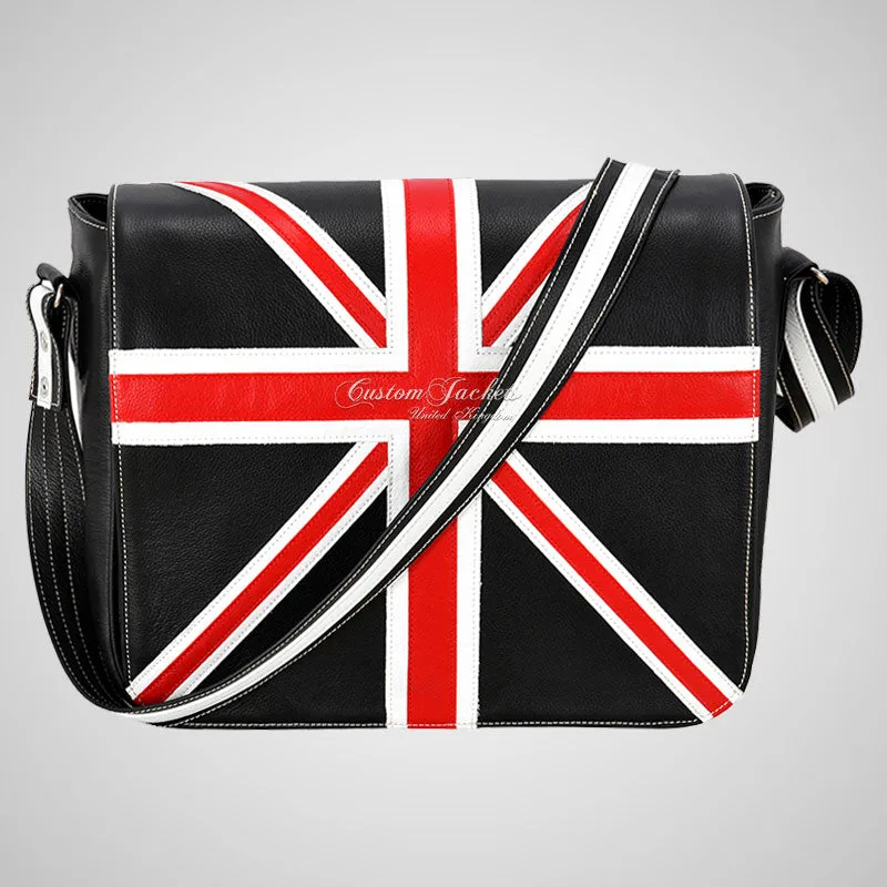 UNION JACKET Satchel Bag Leather Laptop Messenger Bag