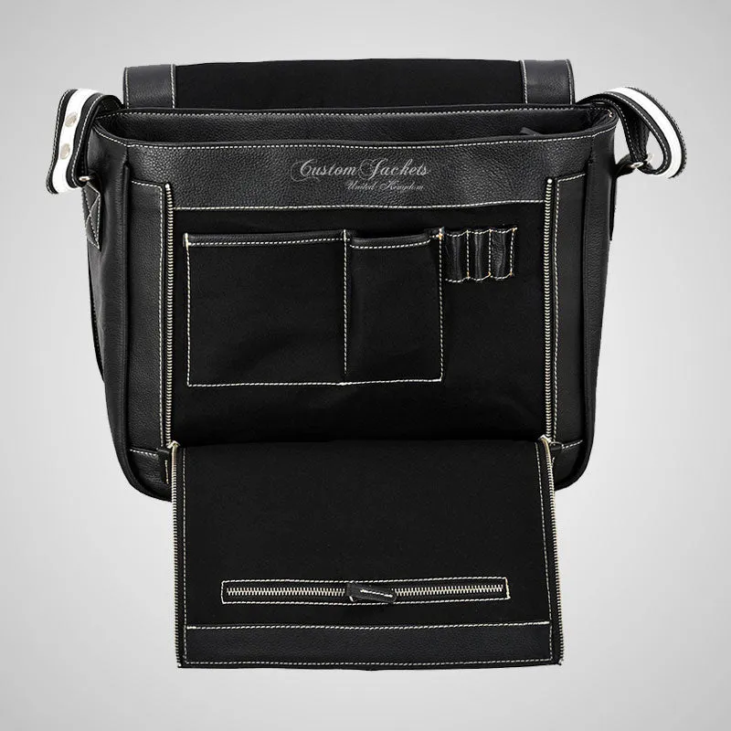 UNION JACKET Satchel Bag Leather Laptop Messenger Bag