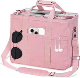 VOFANK Canvas Tote Bag for Women with Zipper and Compartments Large Work Bible Bag Crossbody Shoulder Bag Travel Handbag