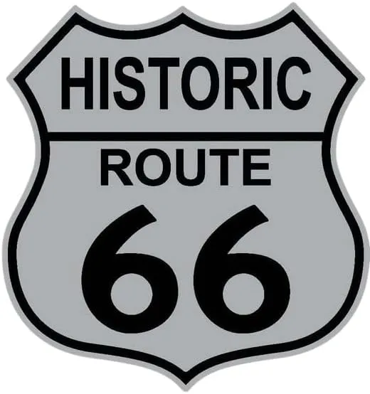 Wholesale Lot of 12 Route US 66 Shield Lapel Hat Pins