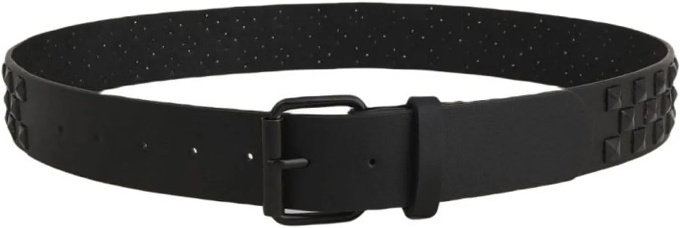 Women's Faux Leather Belt Punk Rock Pyramid Stud Goth Style Spiked Casual Fashion Thick Gothic Studded Belts