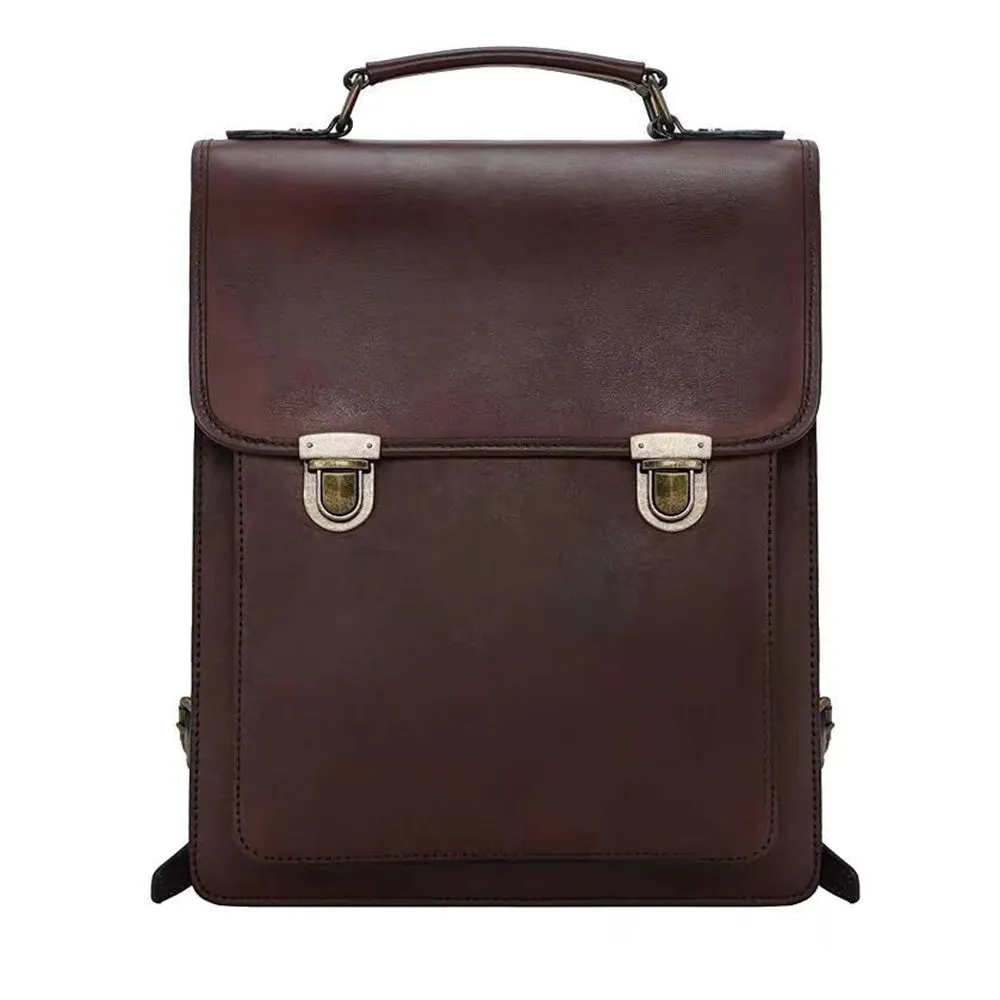 YAAGLE Women Fashion Tanned Leather Backpack YG43020